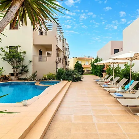 Azure Horizon Heated Pool At 550 M Rethymno (Crete)