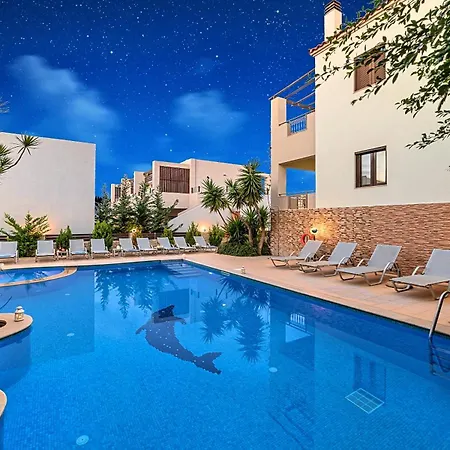 Azure Horizon Heated Pool At 550 M * Rethymnon